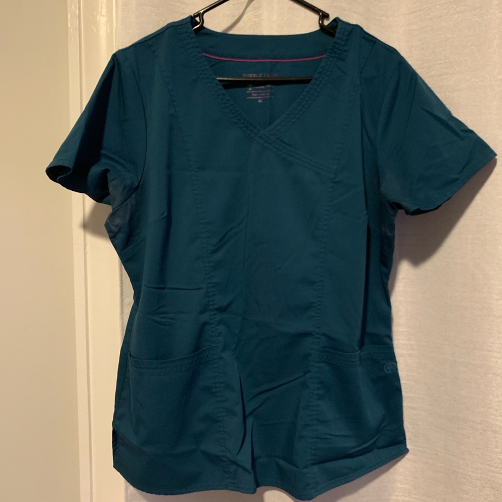 Bundle of FIVE healing hands scrub tops
